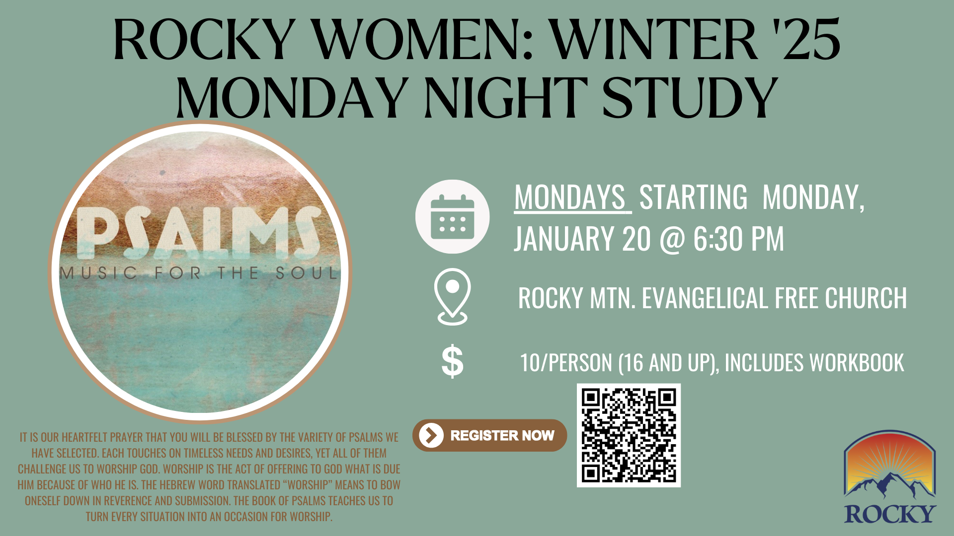 Winter Womens Monday Night Study Psalms Graphic